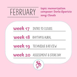 Monthly Calendar: February
