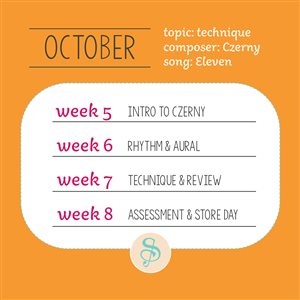 Monthly Schedule: October